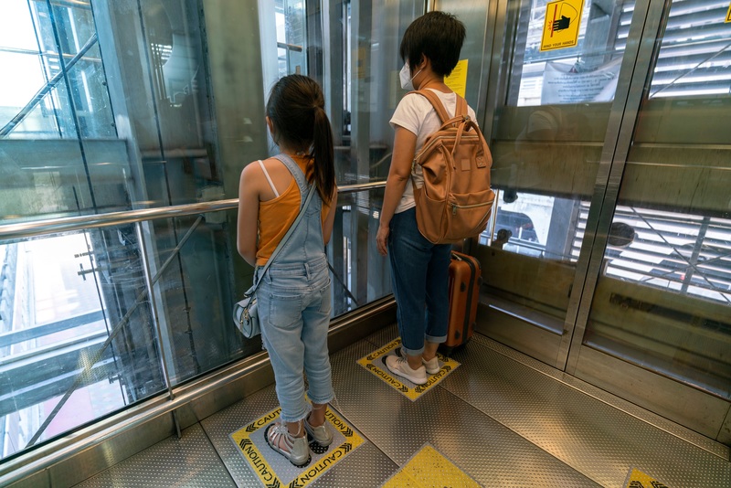 Regras para o uso de elevadores
